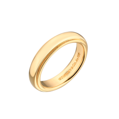 Кольцо Tiffany & Co Together Milgrain Yellow Gold Wedding Band (SIZE 49)