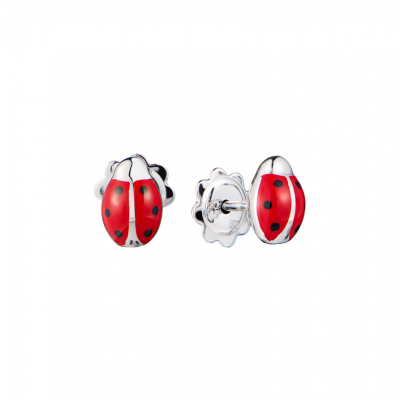 Пусеты Aaron Basha Ladybug Studs