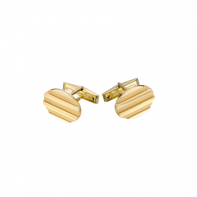 Запонки Tiffany & Co Oval Vintage Atlas Cufflinks