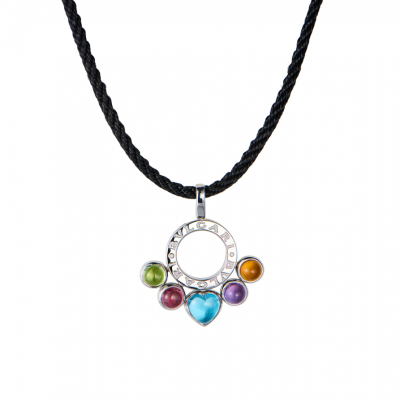 Кулон Bvlgari Allegra White Gold Multigemstones