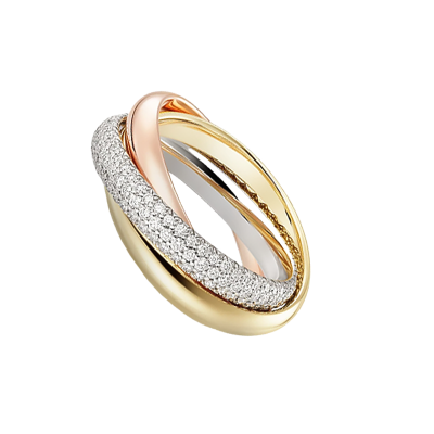 Кольцо Cartier Trinity de (Size 51)