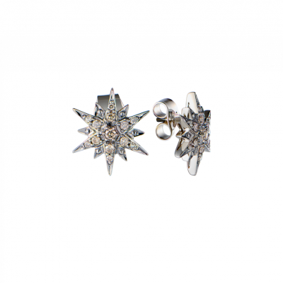 Серьги H.Stern Stars Yellow Gold & Diamond