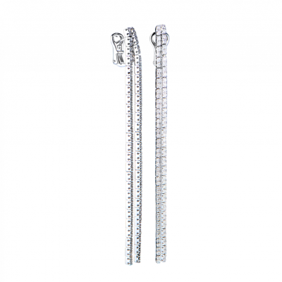 Серьги Pasquale Bruni 2,00 ct White Gold & Diamonds Long 9.0 см