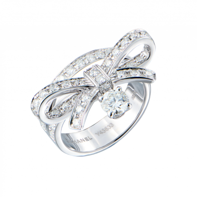 Кольцо Chanel Ruban White Gold Diamond