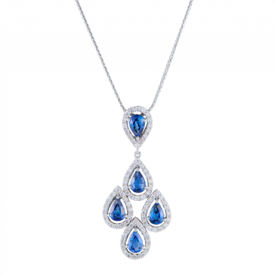 Подвеска Prima Exclusive Handmade Pendant with Sapphires & Diamonds