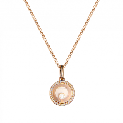 Подвеска Chopard Happy Diamonds Very Rose Gold