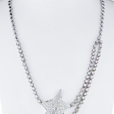 Колье Ralfdiamonds 6,85 ct Round & Oval Cut Diamonds & White Gold