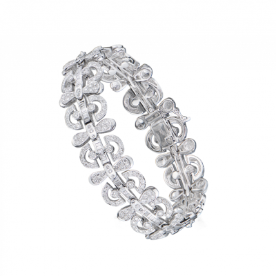 Браслет Ralfdiamonds 3,12 ct G-H/VS2-SI1 Round & Baguette Cut Diamonds