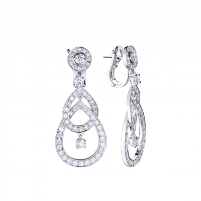 Серьги Boucheron Ava White Gold & 2.50 ct Diamonds