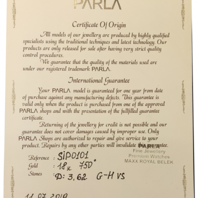 Кольцо Parla Fine Jewellery 3,62 ct Marquise Diamonds & White Gold