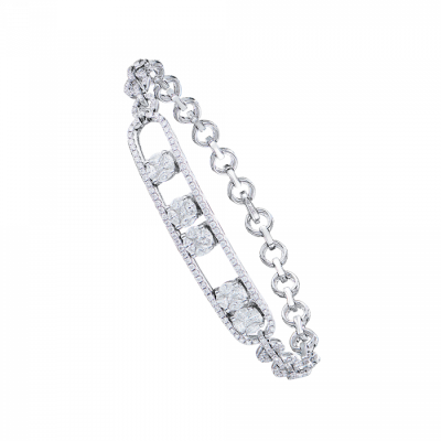 Браслет No name 2,51 ct Multishape Cut Diamonds