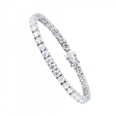 Браслет No name 12,00 ct G-I/SI1 Tennis White Gold Diamonds