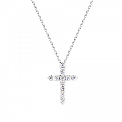Крест No name 2,05 сt G/VS Round Cut Diamonds Cross
