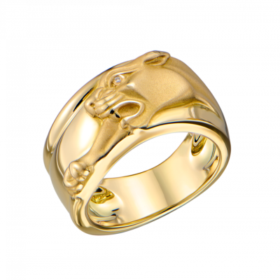 Кольцо Carrera y Carrera Panther Yellow Gold