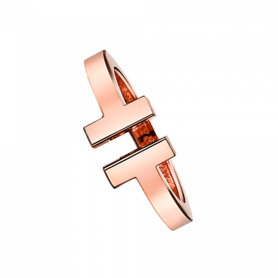 Кольцо Tiffany & Co T Square in Rose Gold