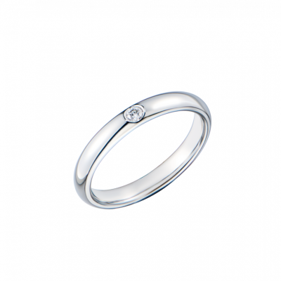 Кольцо Harry Winston Round Brilliant Single Diamond Platimun Band