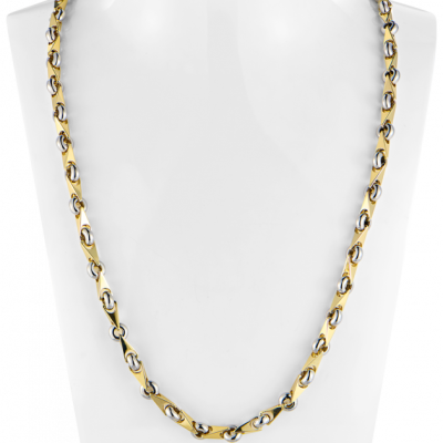 Колье No name White & Yellow Gold 14K Necklace