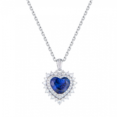 Подвеска No name 3,99 ct Royal Blue Sri Lanka