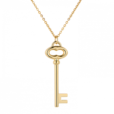 Подвеска Tiffany & Co Large 5.0 cm Key Yelow Gold Pendant