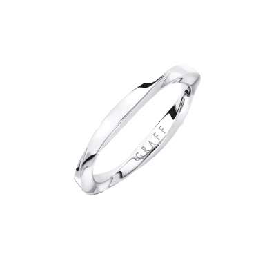 Кольцо Graff Spiral Band White Gold 2.2mm (SIZE 51)
