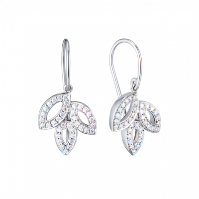 Серьги Harry Winston Lily Cluster Diamond Earrings on Wires Small