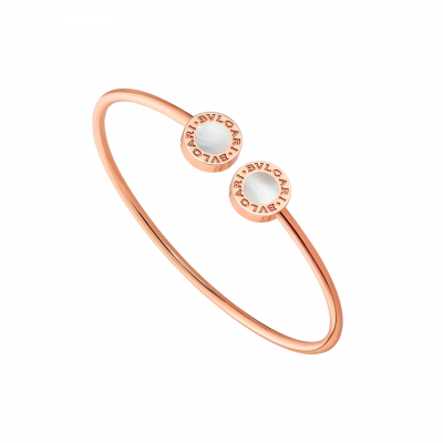 Браслет Bvlgari  Rose Gold Mother-of-pearl Elements (15 Size)