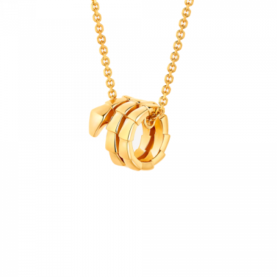 Подвеска Bvlgari Serpenti Viper yellow gold