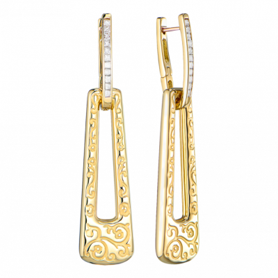 Серьги Carrera y Carrera CORDOBA Yellow Gold & Diamond