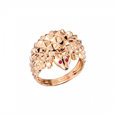 Кольцо Boucheron Hedgehog Animaux de Collection Pink Gold