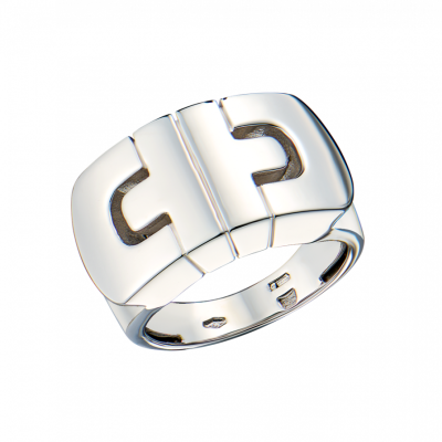 Кольцо Bvlgari Parentesi White Gold Large (Size 54)