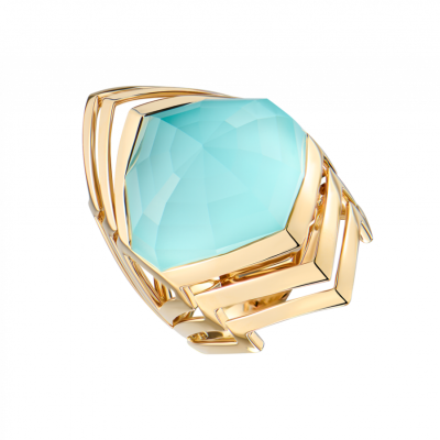 Кольцо Stephen Webster Lady Stardust Yellow Gold & Blue Quartz
