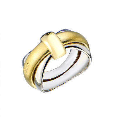 Серьги Pomellato Together Two-Tone Three Movable Band