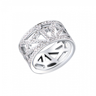 Кольцо Chaumet Attrape Moi Si Tu M'aimes White Gold Diamond