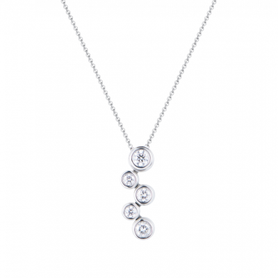 Подвеска Tiffany & Co Bubbles 0,58 ct. Platinum