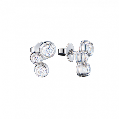 Пусеты Tiffany & Co Bubbles 0,70 ct Platinum