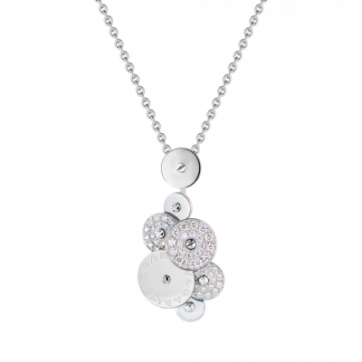 Подвеска Bvlgari Cicladi White Gold & Diamond