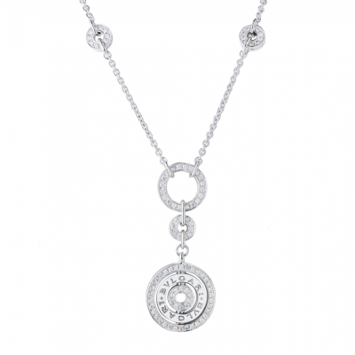 Подвеска Bvlgari Astrale Diamond & White Gold