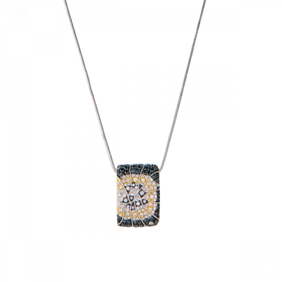 Подвеска No name White Gold & White & Black Diamonds
