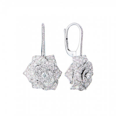 Серьги Piaget Rose White Gold & Diamonds