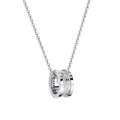 Подвеска Bvlgari B.Zero1 Design Legend White Gold & Diamonds