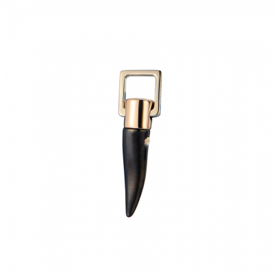 Кулон Baraka Tusk Rose & White Gold & Ceramic