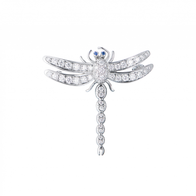 Брошь Tiffany & Co Dragonfly Platinum Diamond 1996 Brooch