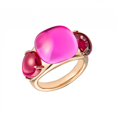 Кольцо Pomellato Rouge Passion Rose Gold & Ruby