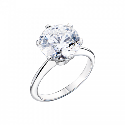 Кольцо HRD Antwerp 5,24 ct F/VS2 Ex/Ex/Ex Round Cut Diamond