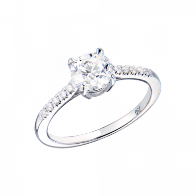 Кольцо Ralfdiamonds 1,02 ct E/VS2 Round Cut Diamonds & White Gold