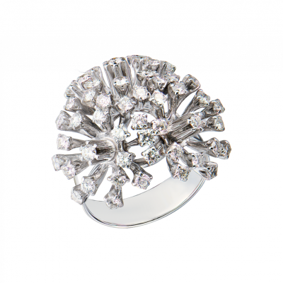 Кольцо No name 2,30 ct Round Cut Diamonds & White Gold