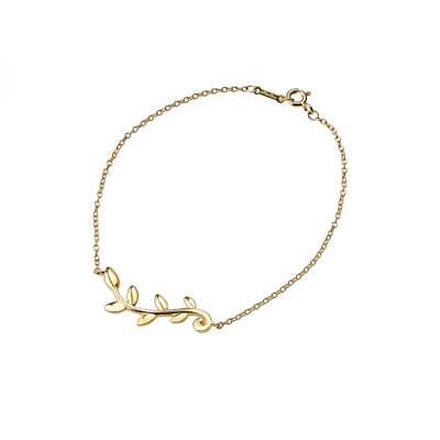 Браслет Tiffany & Co Paloma Picasso Olive Leaf Yellow Gold