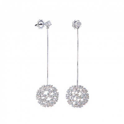 Серьги Damiani Diamonds & White Gold