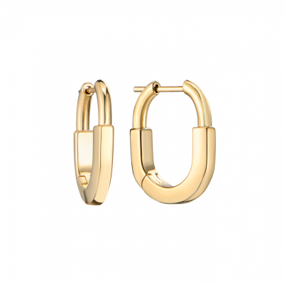 Серьги Tiffany & Co Lock Small Size Yellow Gold