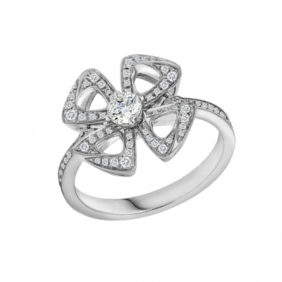 Кольцо Bvlgari Fiorever White Gold & Diamonds (SIZE 50)